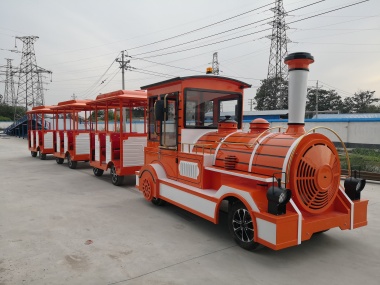 觀光小火車多少錢一臺,無軌觀光小火車多少錢