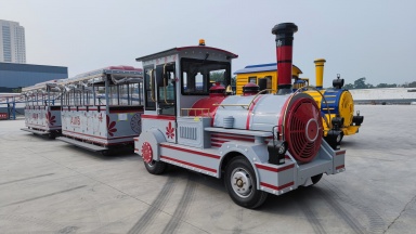 無軌小火車圖片,無軌觀光小火車多少錢一臺,游樂