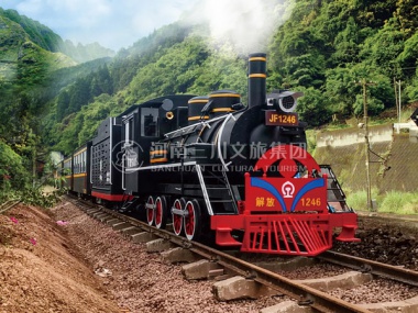 大型半封閉軌道火車,軌道觀光火車,觀光火車廠家